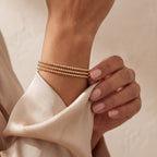 3MM Gold Ball Bracelet - Taylor New York