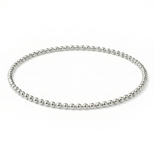 3MM Silver Ball Bracelet - Taylor New York
