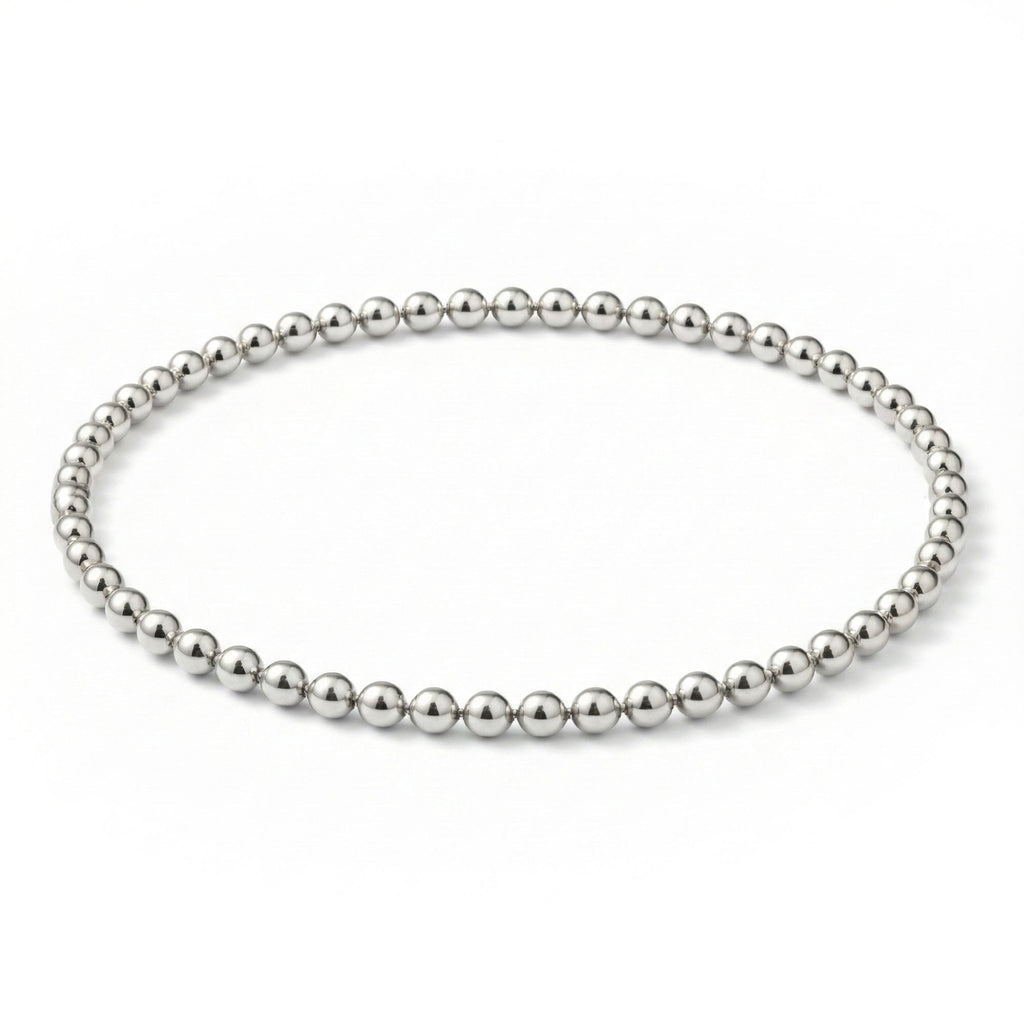 4MM Silver Ball Bracelet - Taylor New York