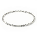4MM Silver Ball Bracelet - Taylor New York