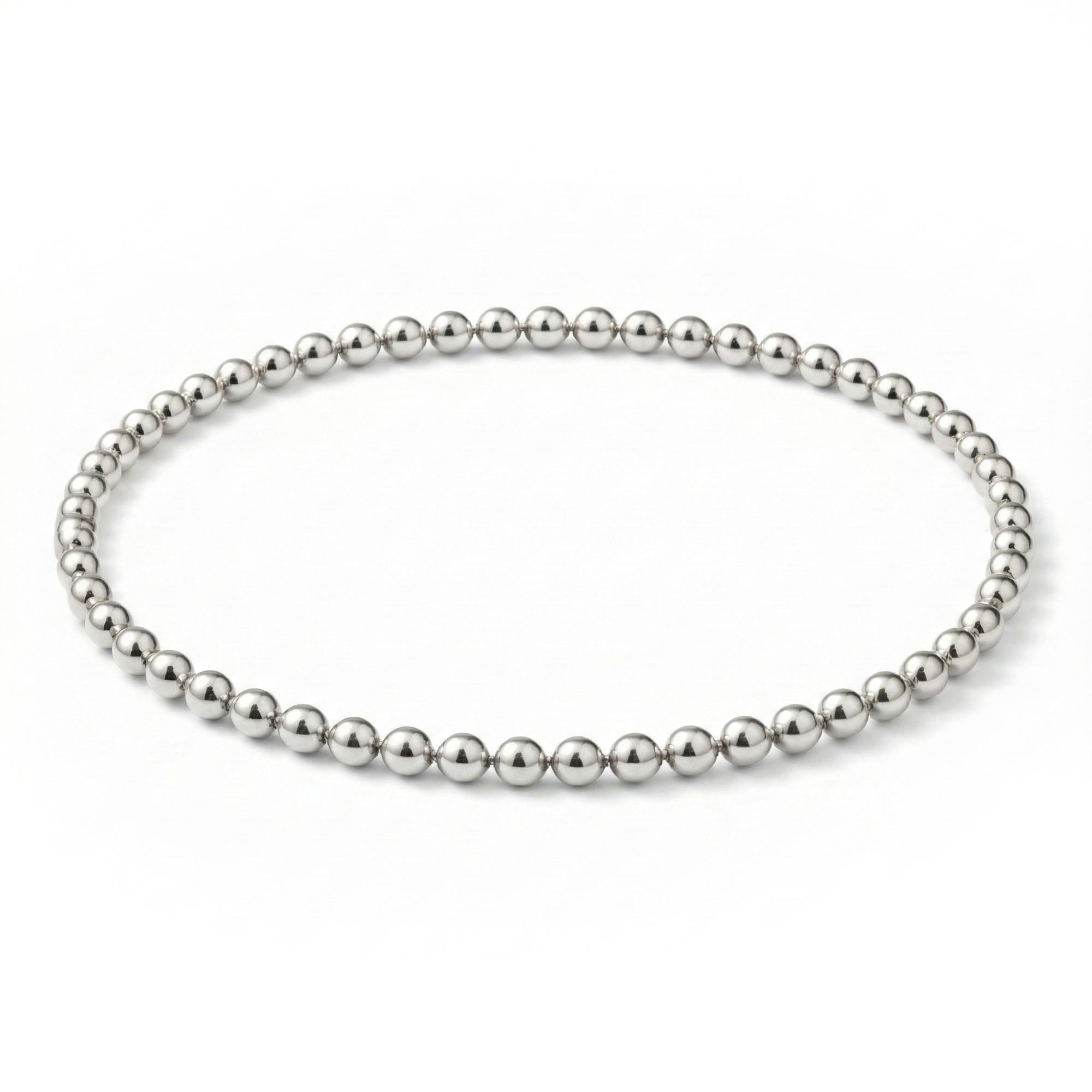4MM Silver Ball Bracelet - Taylor New York