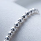 4MM Silver Ball Bracelet - Taylor New York
