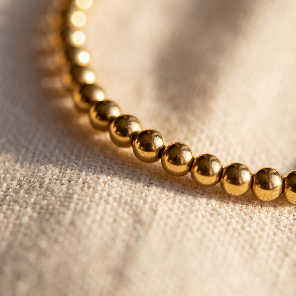 5MM Gold Ball Bracelet - Taylor New York