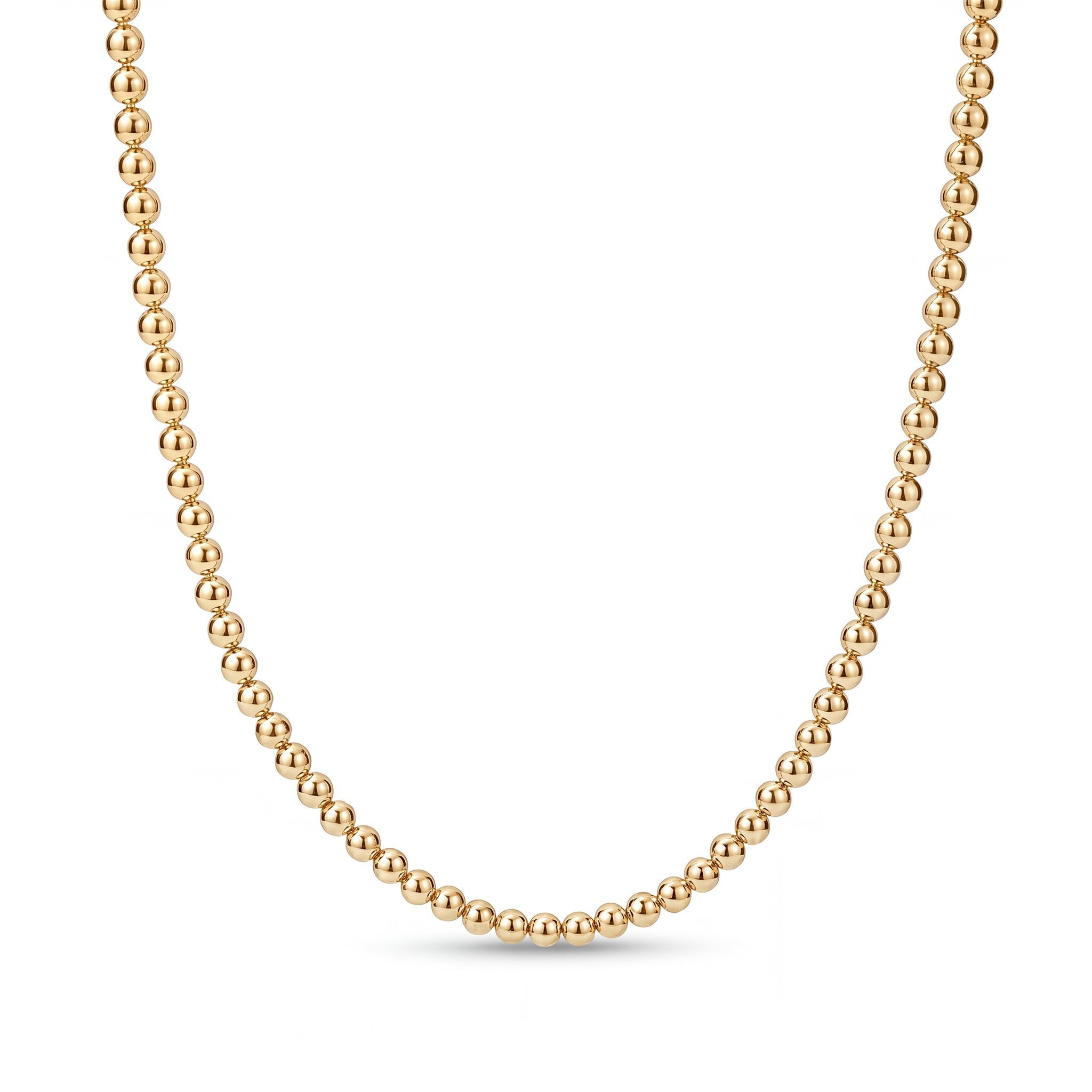 5MM Gold Ball Necklace - Taylor New York