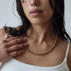 5MM Gold Ball Necklace - Taylor New York