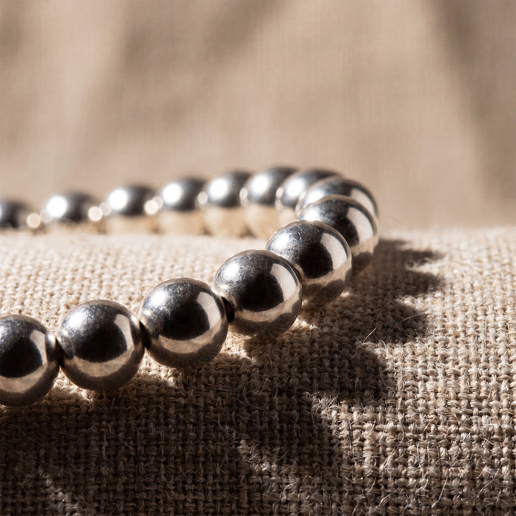 5MM Silver Ball Bracelet - Taylor New York