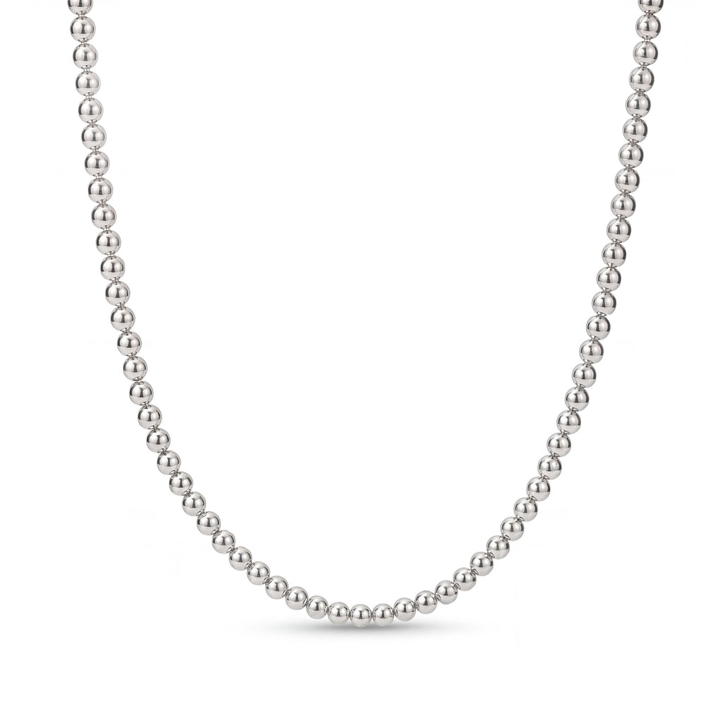 5MM Silver Ball Necklace - Taylor New York