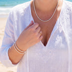 5MM Silver Ball Necklace - Taylor New York