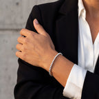 6MM Silver Ball Bracelet - Taylor New York