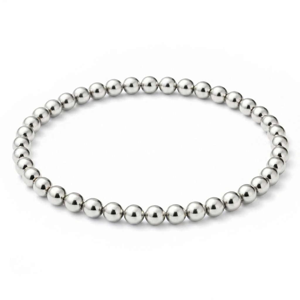 6MM Silver Ball Bracelet - Taylor New York