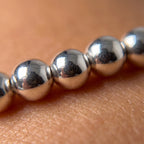 6MM Silver Ball Bracelet - Taylor New York