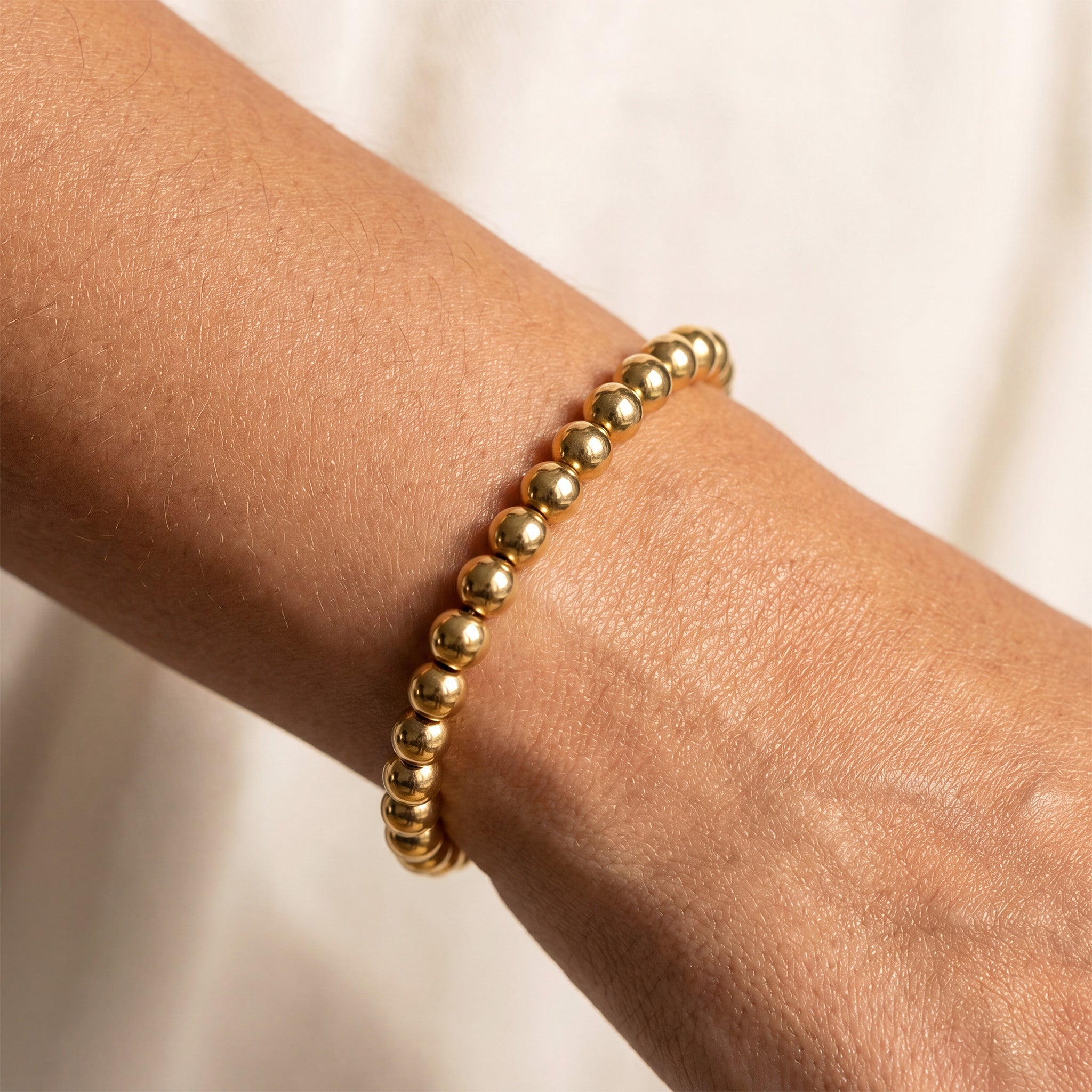 8MM Gold Ball Bracelet - Taylor New York