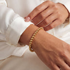 8MM Gold Ball Bracelet - Taylor New York