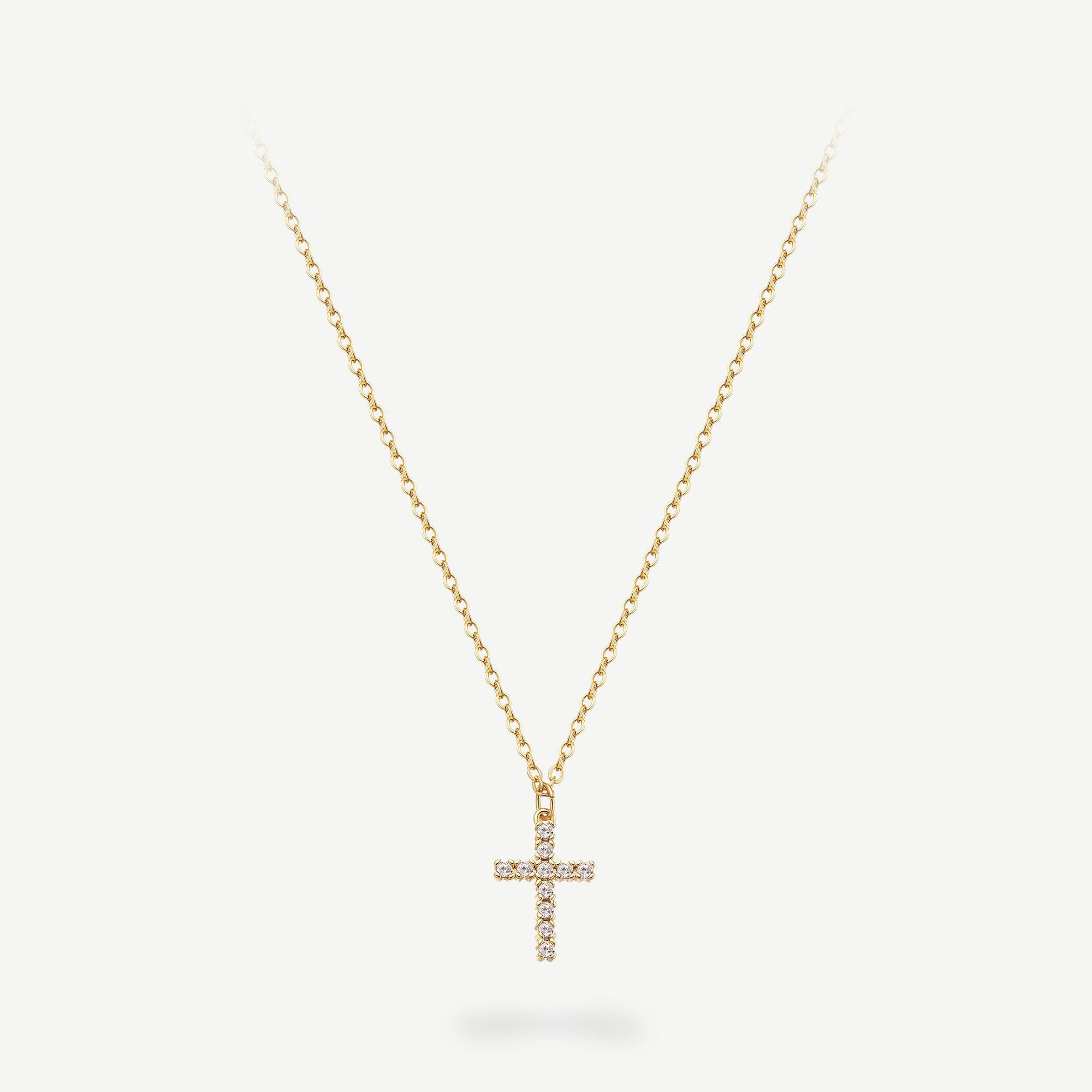 Radiant Faith Cross Necklace