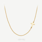 Sideways Cross Necklace
