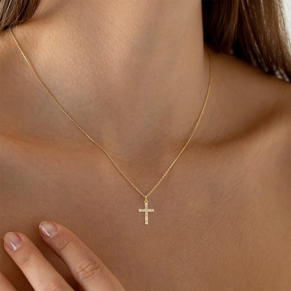 Radiant Faith Cross Necklace