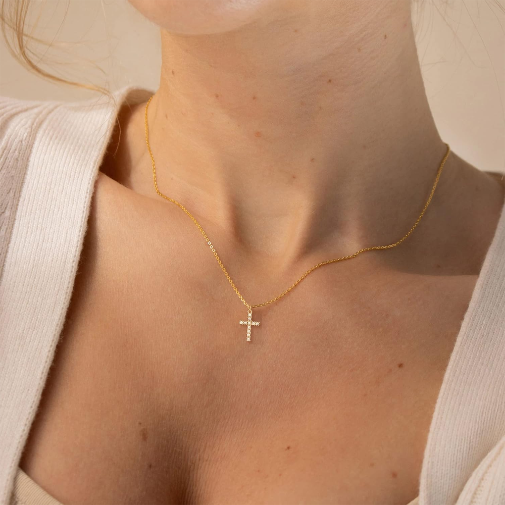 Radiant Faith Cross Necklace