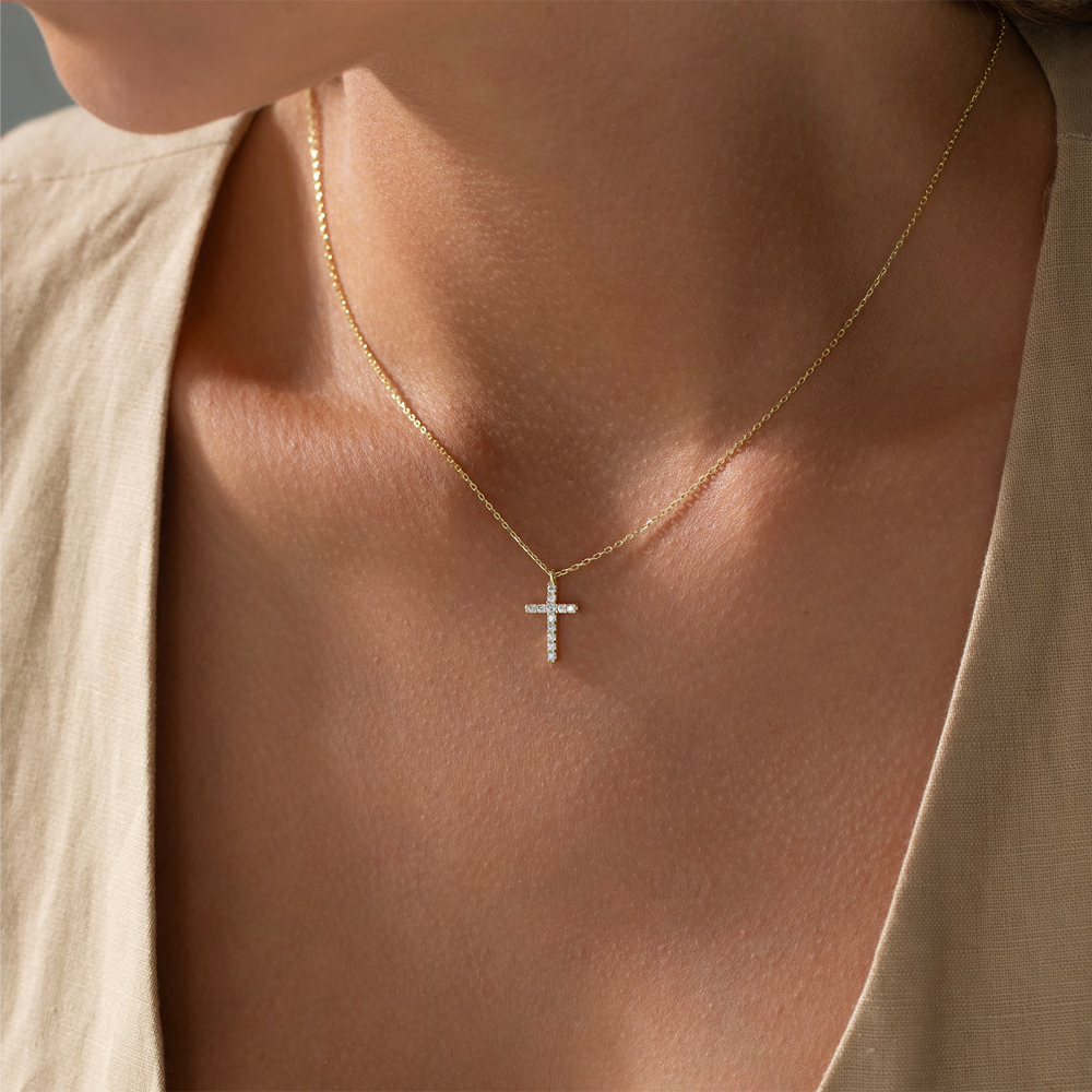 Radiant Faith Cross Necklace