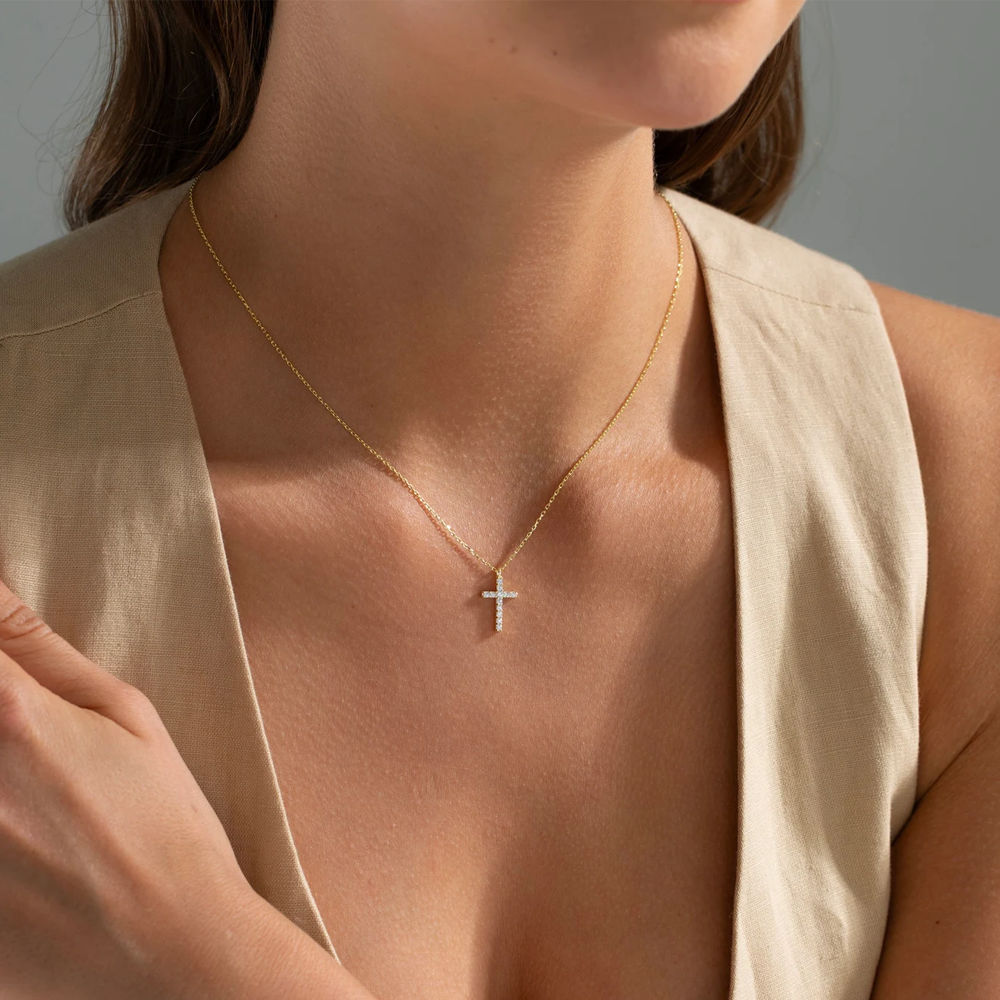 Radiant Faith Cross Necklace