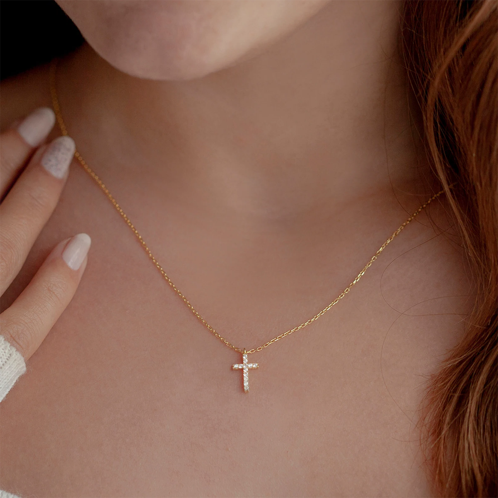 Radiant Faith Cross Necklace