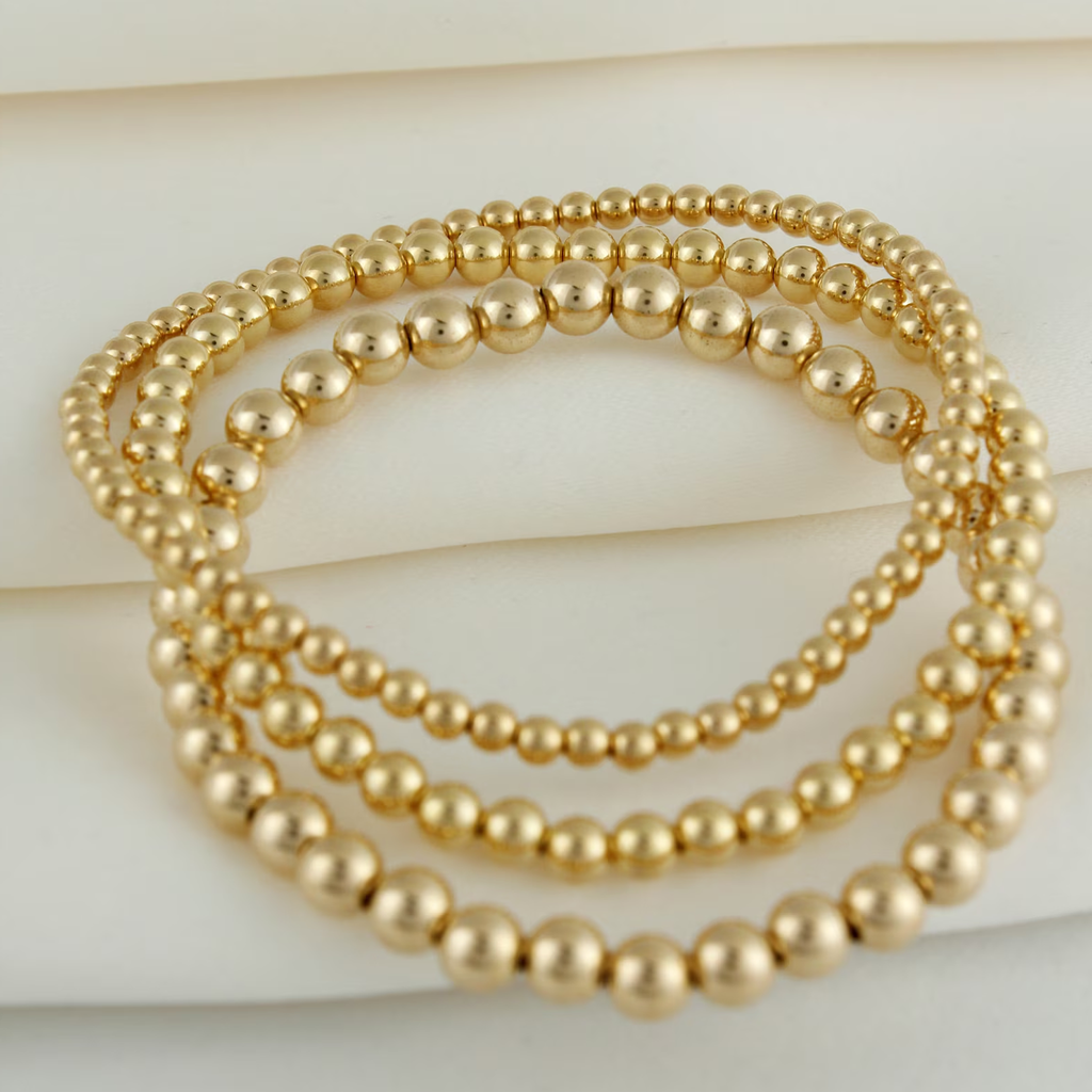 Gold Bead Bracelet