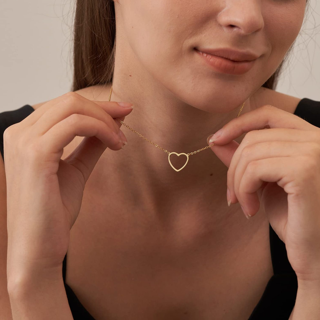 Open Heart Necklace